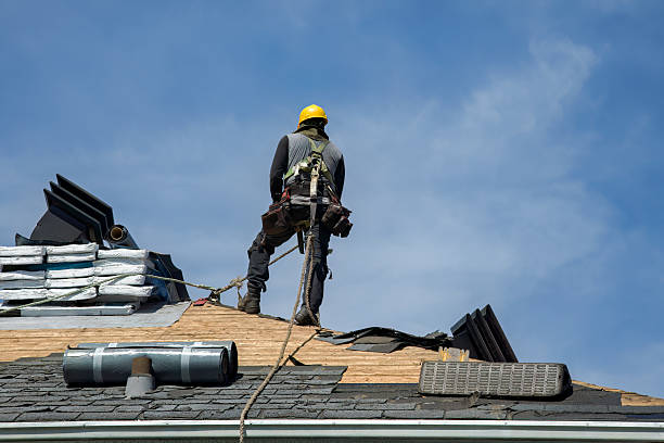 Professional Roofing technician working in West Harwich, MA
